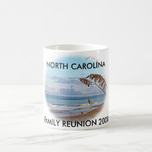 TOPSAIL BEACH 1, NORTH CAROLINA, FAMILY REUNION... COFFEE MUG
