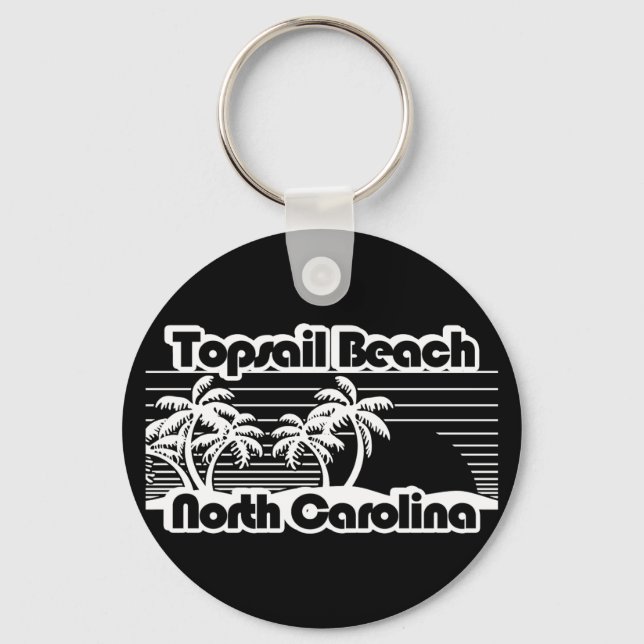 Topsail Beach North Carolina  Key Ring (Front)