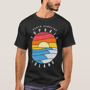 Topsail Island NC Stained Glass Sunrise Summertime T-Shirt