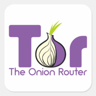 Tor - The Onion Router Square Sticker