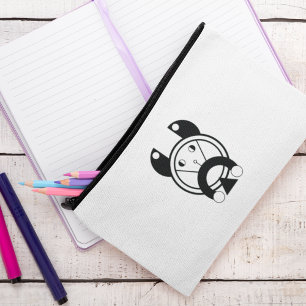 Tora Tiger Geometric Zodiac Accessory Pouch