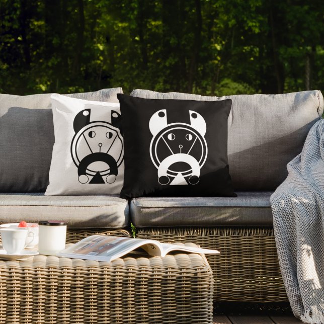 Tora Tiger Geometric Zodiac Cushion (Relax in style with bold tiger vibes)