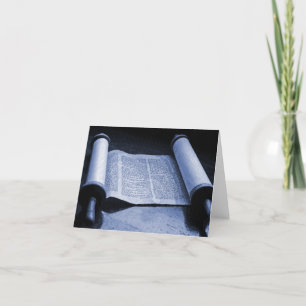 Torah Blue Thank You Card