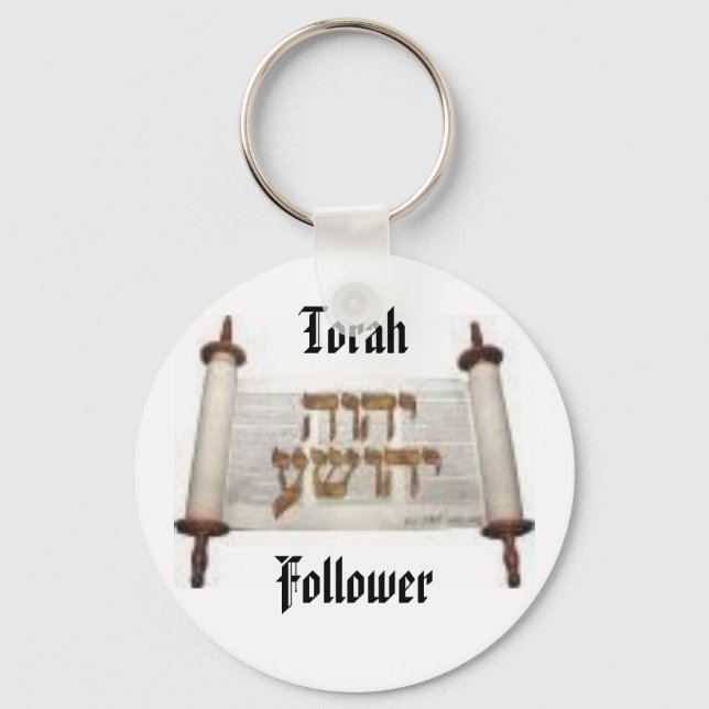 Torah Follower Key Ring (Front)
