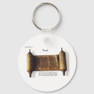 Torah "If Not For Myself" Wisdom Quote Gifts & Tee Key Ring