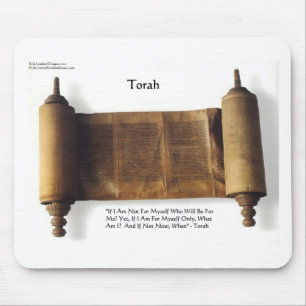 Torah "If Not For Myself" Wisdom Quote Gifts & Tee Mouse Pad
