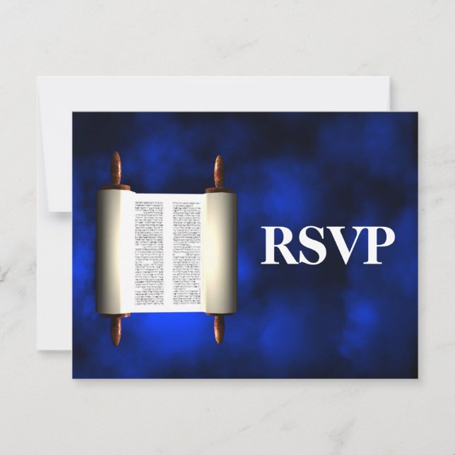 Torah Light RSVP Card (Front)
