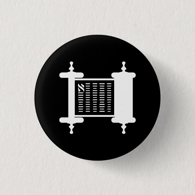 Torah Pictogram Button (Front)