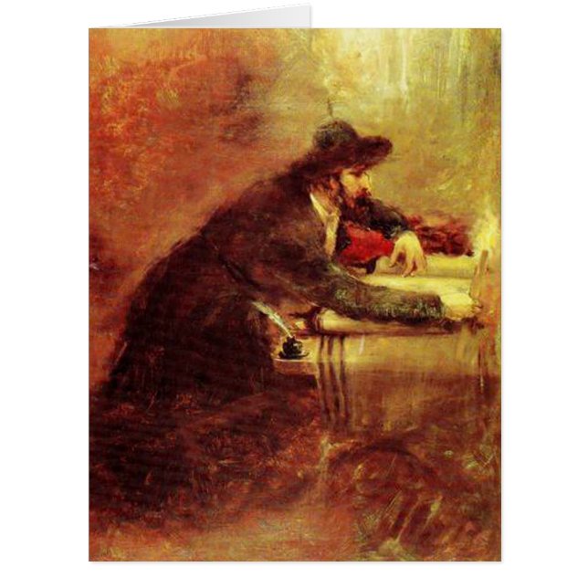 Torah Scroll by Maurycy Gottlieb - Circa 1876 (Front)