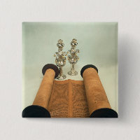 Torah scroll with Silver Crown finials
