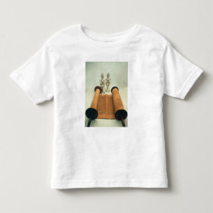 Torah scroll with Silver Crown finials Toddler T-Shirt