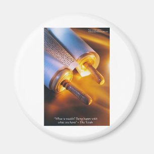 Torah Wisdom (Wealth/Happiness) Gifts, Mugs Etc Magnet