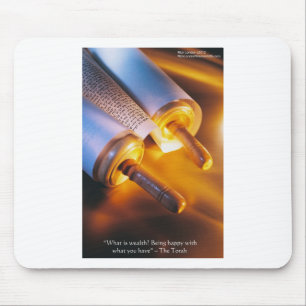 Torah Wisdom (Wealth/Happiness) Gifts, Mugs Etc Mouse Pad