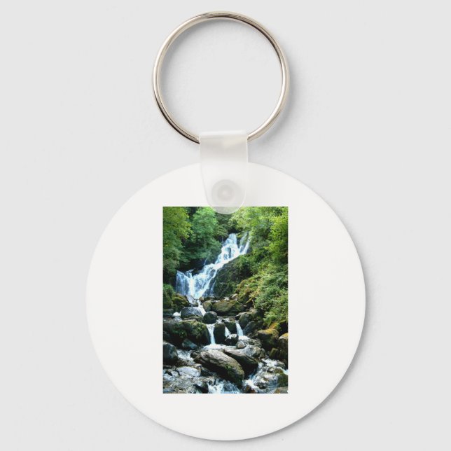 Torc Falls Killarney Ireland Key Ring (Front)