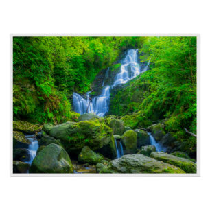 Torc Waterfall Poster   Killarney Park Ireland