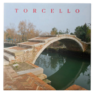 Torcello Devil's Bridge view ceramic tile