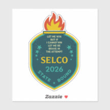 Torch and Oath Sticker