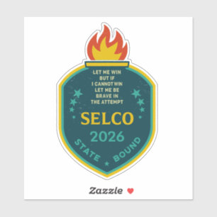 Torch and Oath Sticker