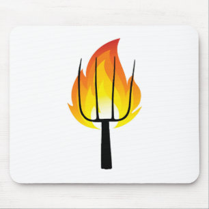 Torch and Pitchfork Mouse Pad