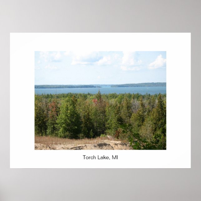Torch Lake, Michigan Poster (Front)