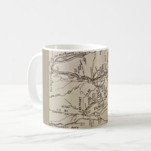 Torch Lake Michigan Vintage Map Coffee Mug