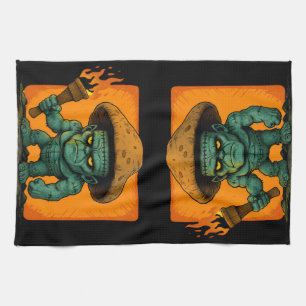 Torch & Temper – Mushroom Beast Design Tea Towel