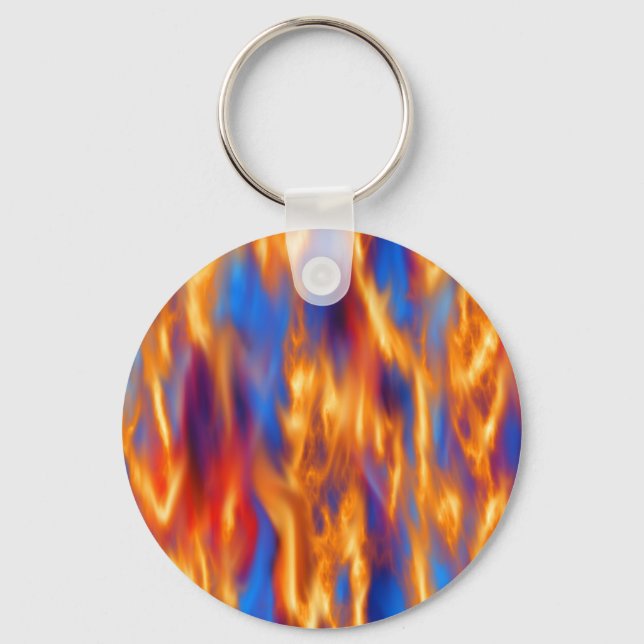 Torched by Kenneth Yoncich Key Ring (Front)