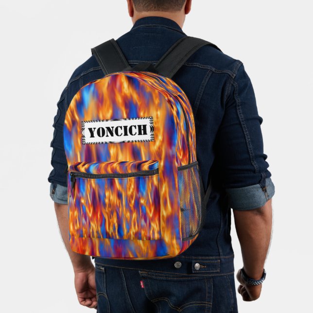 Torched by Kenneth Yoncich Printed Backpack (Insitu (Model))