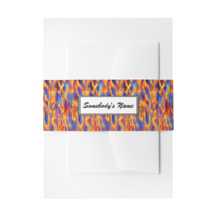 Torched (Personalised) by Kenneth Yoncich Invitation Belly Band