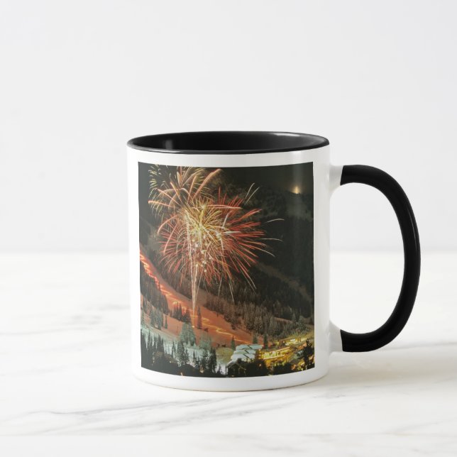 Torchlight parade and fireworks during Winter Mug (Right)
