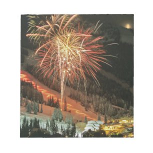 Torchlight parade and fireworks during Winter Notepad