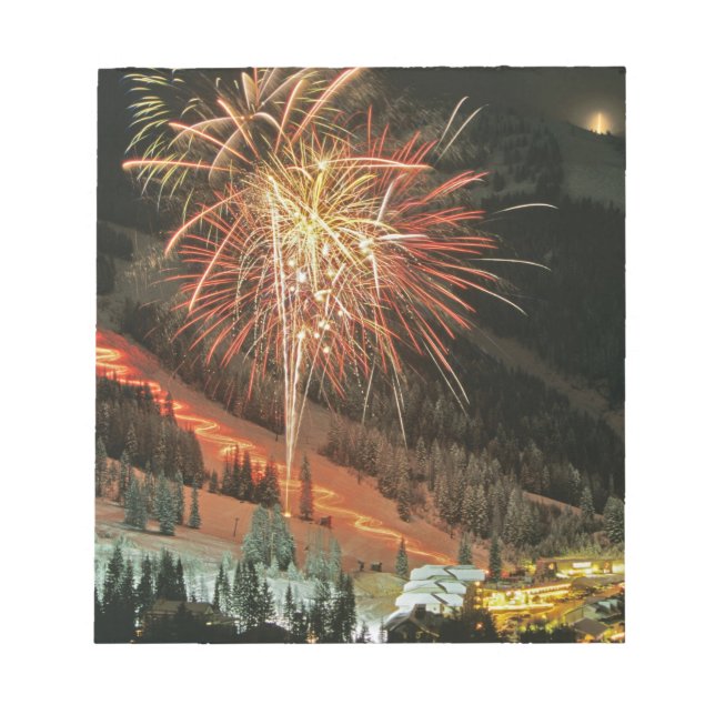 Torchlight parade and fireworks during Winter Notepad (Front)