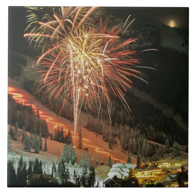 Torchlight parade and fireworks during Winter Tile (Front)