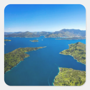 Torea Bay, Queen Charlotte Sound, Marlborough Square Sticker