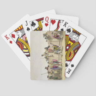 Toreros Reposing between the Bulls, 1865 (colour l Playing Cards