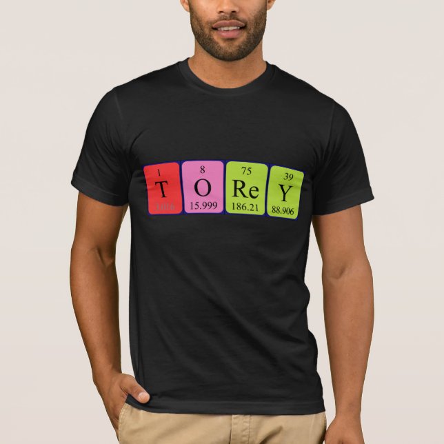Torey periodic table name shirt (Front)