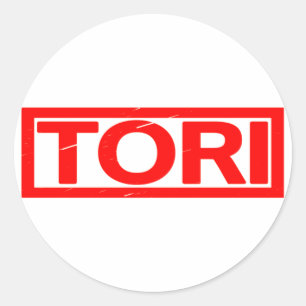 Tori Stamp Classic Round Sticker