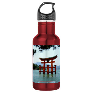 Torii gate, Itsukushima Shrine, Japan 532 Ml Water Bottle