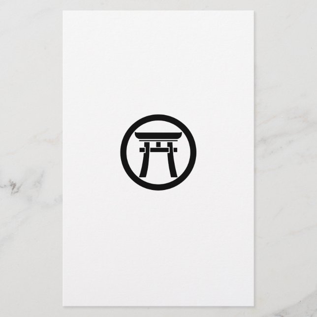 Torii gate on the middle wheel stationery (Front)