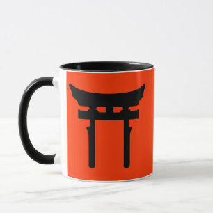 torii gate (red) mug