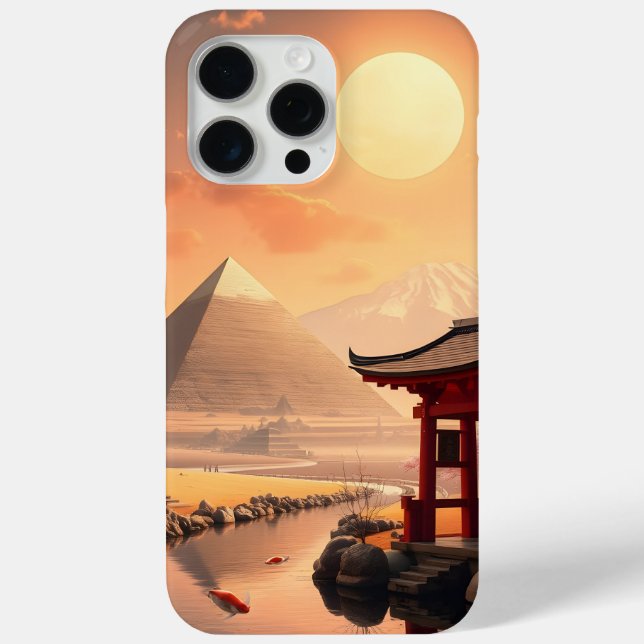 Torii Gates and Pyramids Case-Mate iPhone Case (Back)