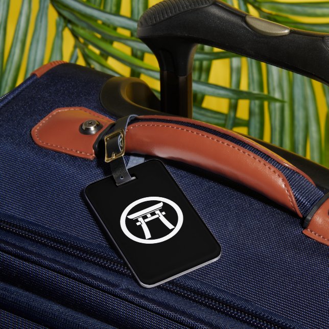 Torii in a circle luggage tag (Front Insitu 1)