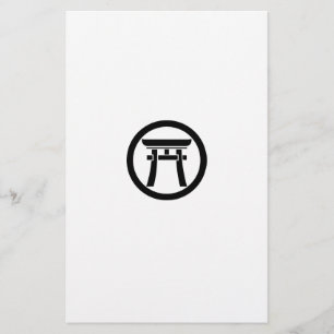 Torii in the middle wheel stationery