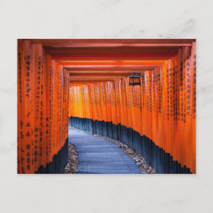 Torii Path of Fushimi Inari-Taisha Shrine Postcard