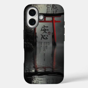 Torii Tranquillity: Peace of Mind in Reflection iPhone 16 Case