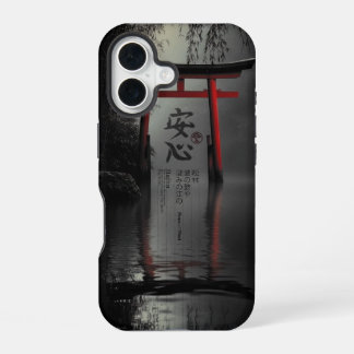 Torii Tranquillity: Peace of Mind in Reflection iPhone 16 Case