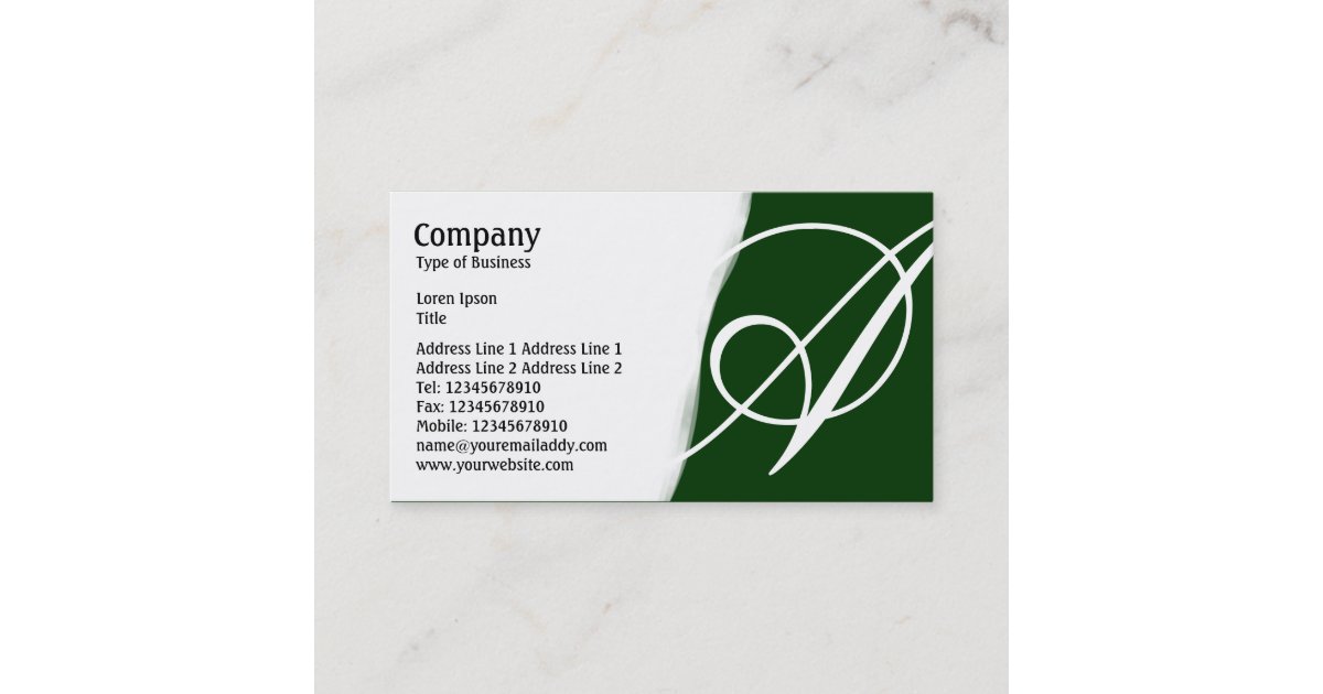 torn-away-dark-green-business-card-zazzle