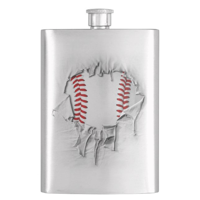 Torn Baseball Flask (Front)