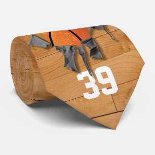 Torn Basketball (personalised) Tie