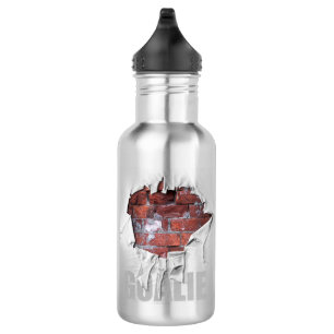 Torn Brick Wall Goalie (Soccer) 532 Ml Water Bottle